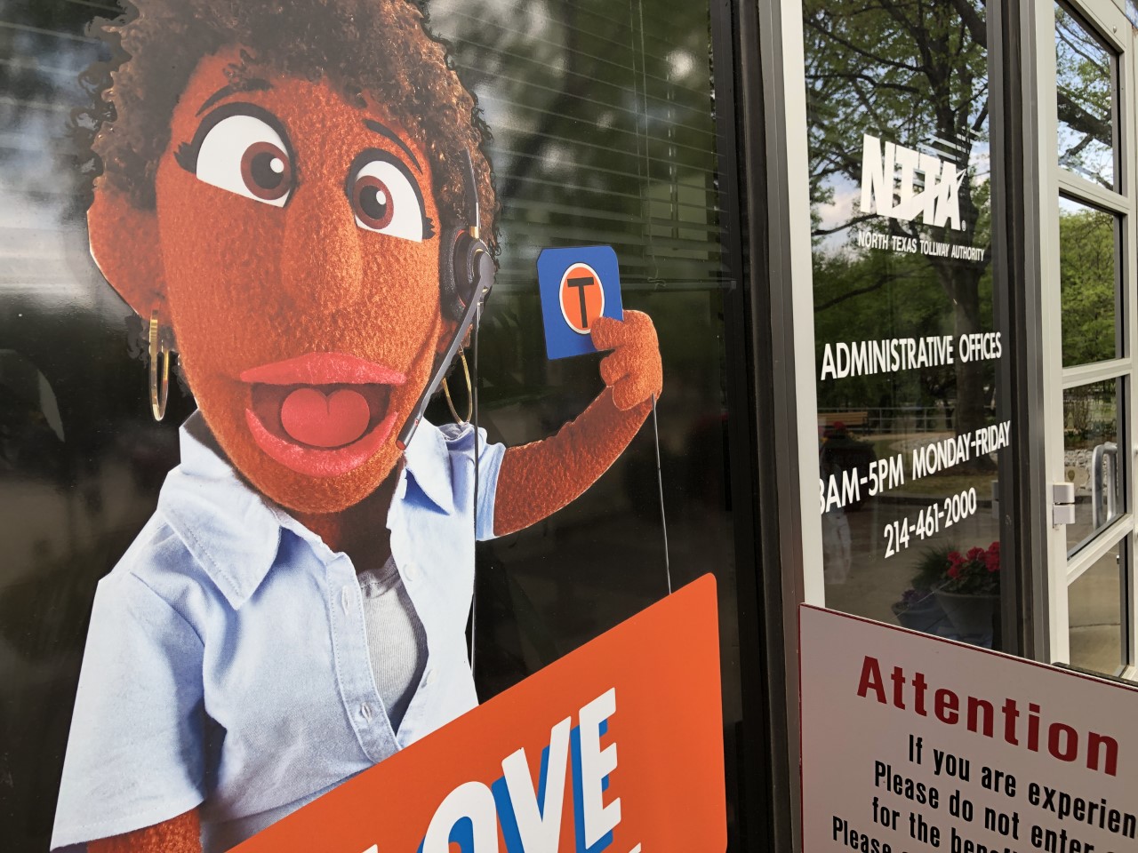 NTTA's high-profile campaign featuring puppet ambassadors urges drivers to get a TollTag to save money. (KXAN Photo/Arezow Doost)