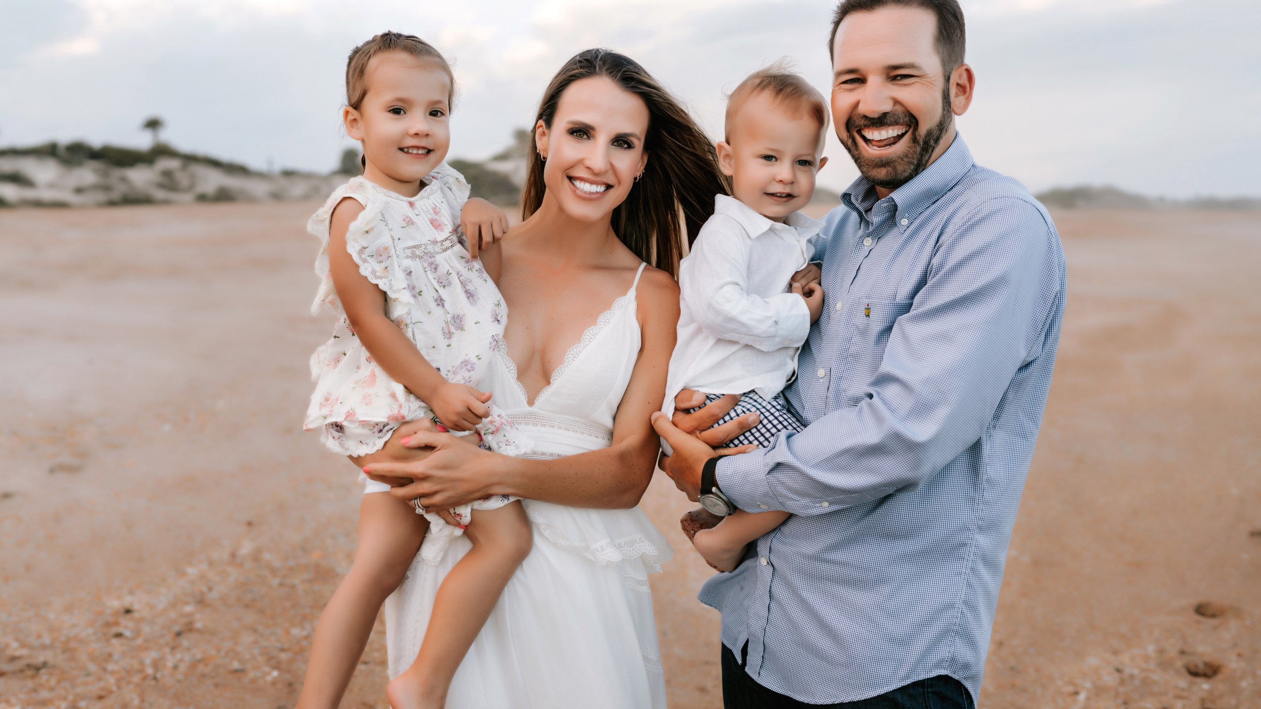 Angela and Sergio Garcia, along with their two children. (Courtesy of Angela Garcia)