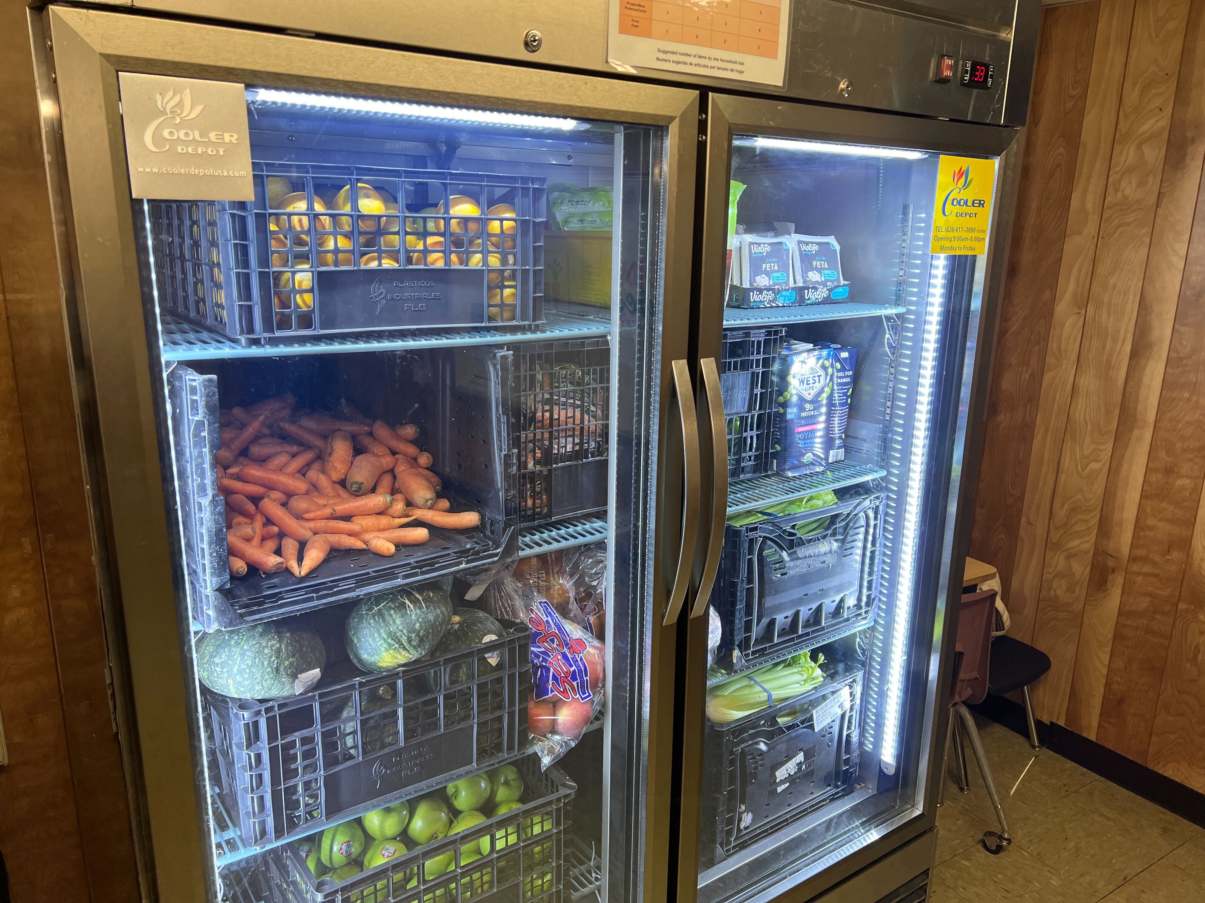 Central Texas Food Bank launches new Feeding Futures School Pantry located at Cedar Creek Elementary School in Bastrop. (KXAN Photo/Todd Bailey)