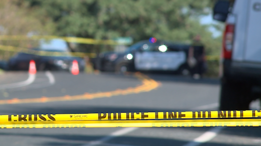 Austin Police investigate a homicide on Mesa Drive on Sept. 29, 2023. (KXAN Photo)