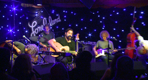 Austin singer-songwriter Bob Schneider performing in Austin. Photo: Tim Holcomb/KXAN