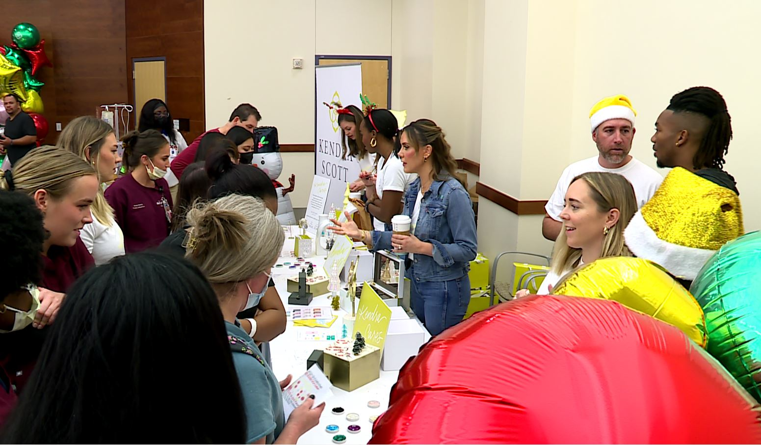 Kendra Scott at a Kendra Cares event at Dell Children's Medical Center in Austin